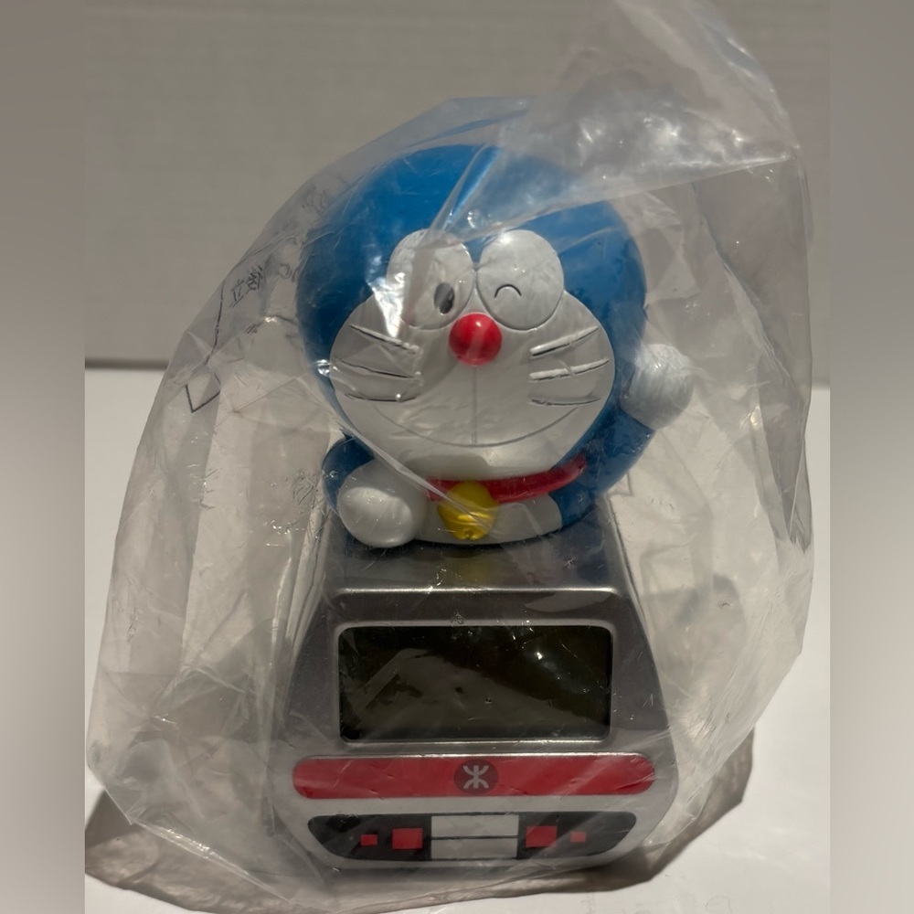 Vintage 2004 Doraemon Alarm Clock - Rare Promo Item Brand New Sealed